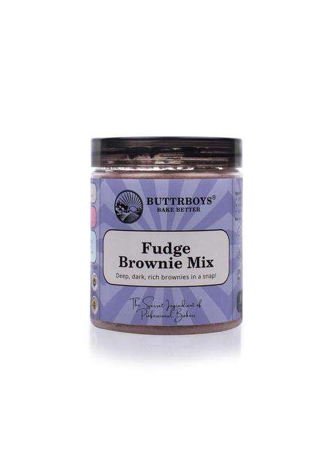 Buttrboys Fat Free Fudge Brownie Mix Powder For Cooking Food Baking 250 Grams