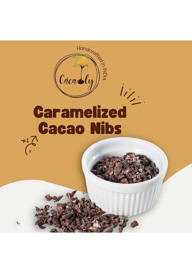 Cacaoly Cinnamon Caramelized Cacao Nibs – Crunchy Sweet And Aromatic Superfood Treat - Indya