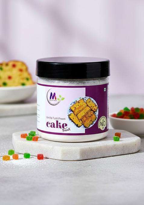 Maa Ka Pyaar Vanilla Tutti Frooti Cake Premix With 50 Whole Wheat Flour Without Preservatives Pack Of 900G 900 G