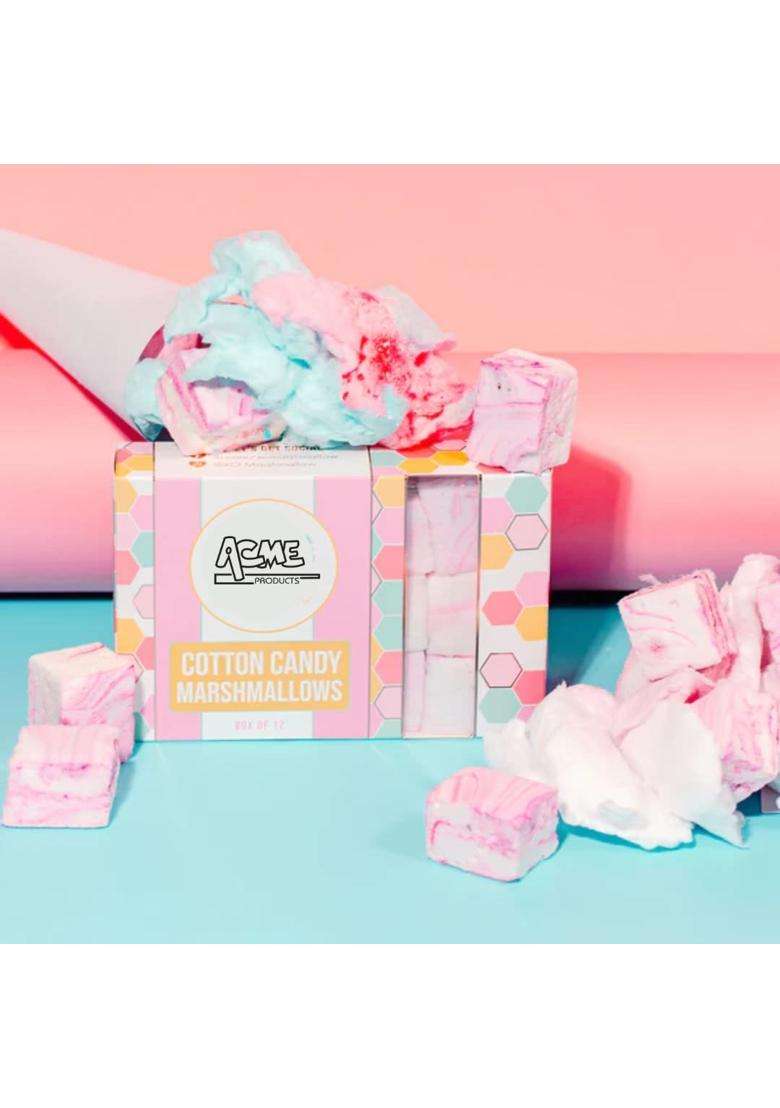 Acme Products Cotton Candy Marshmallows Set Of 12 24 - Indya