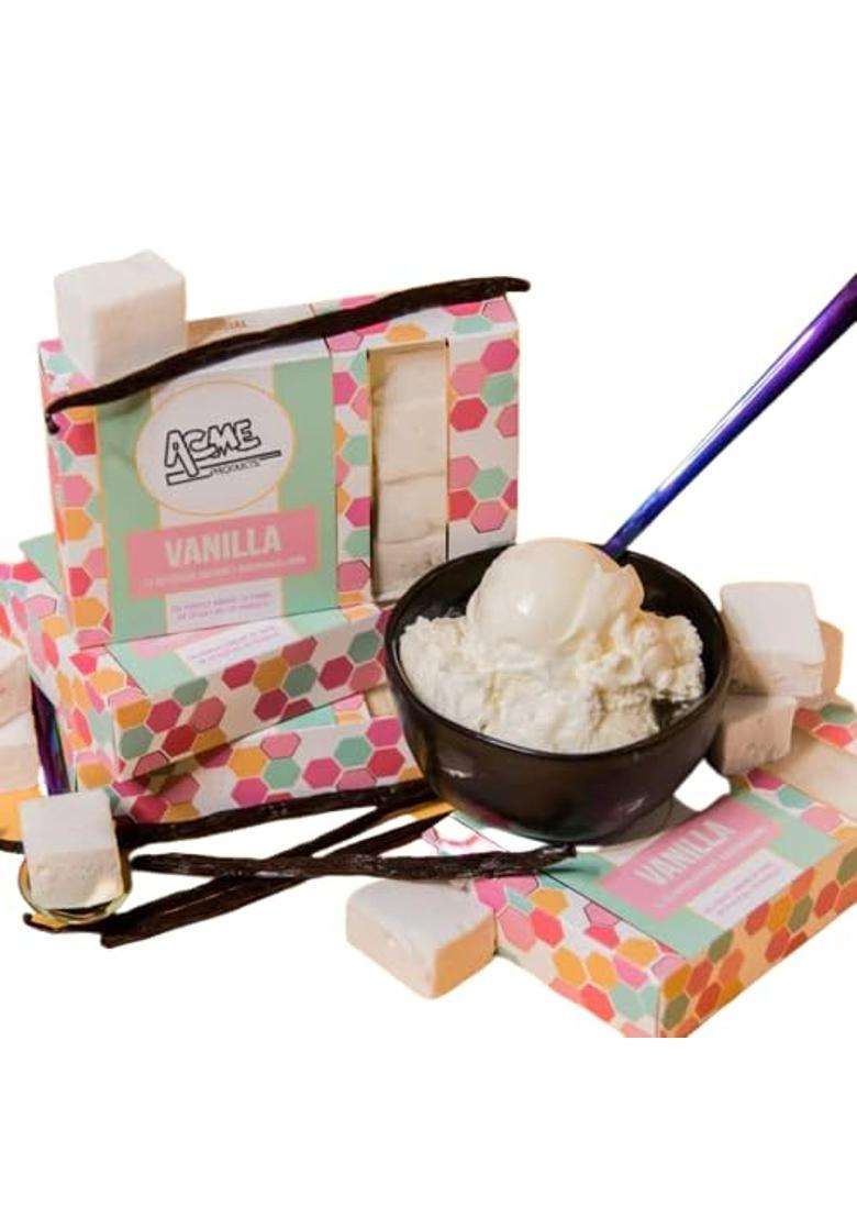 Acme Products Marshmallows Vanilla Flavour Attractive Gift Pack 200G 35 Pieces - Indya