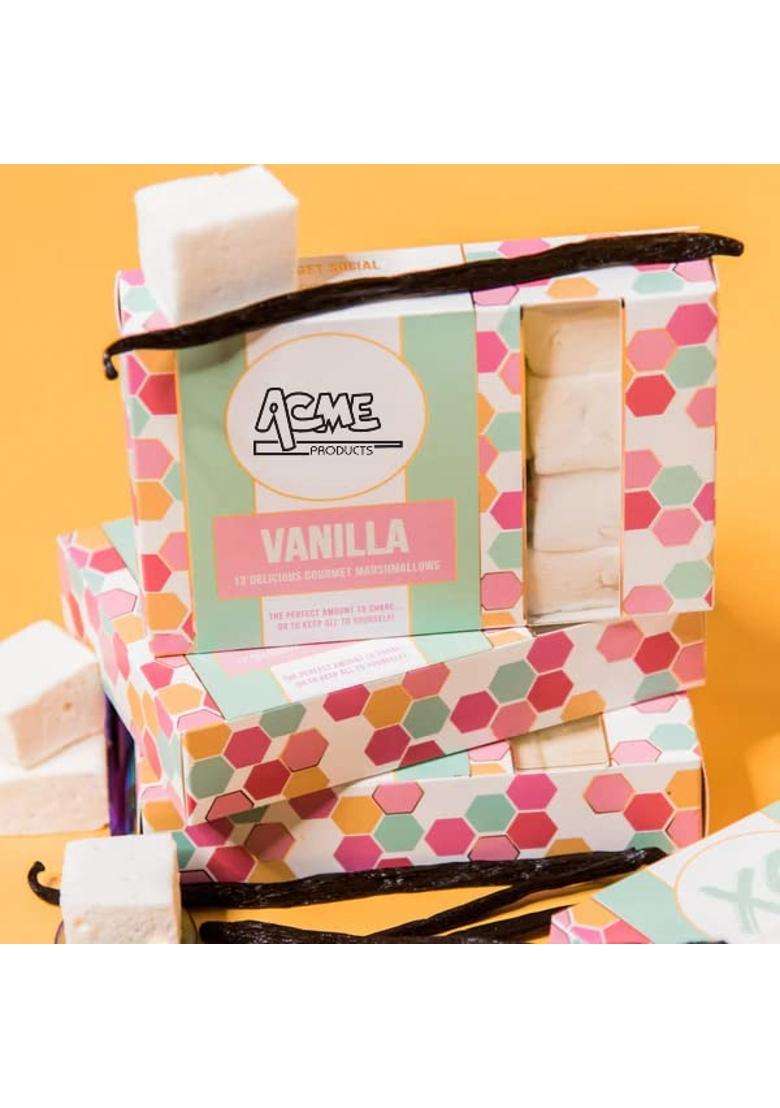 Acme Products Marshmallows Vanilla Flavour Attractive Gift Pack 200G 35 Pieces - Indya