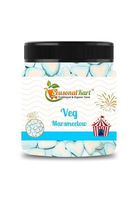Seasonalkart Seasonal Kart Vegetarian Marshmallow Heart Shaped Jar Pack 50 Piece