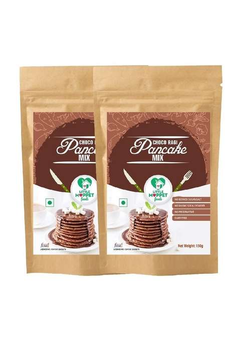 Little Moppet Foods Choco Ragi Pancake Super Saver Pack 150G Each