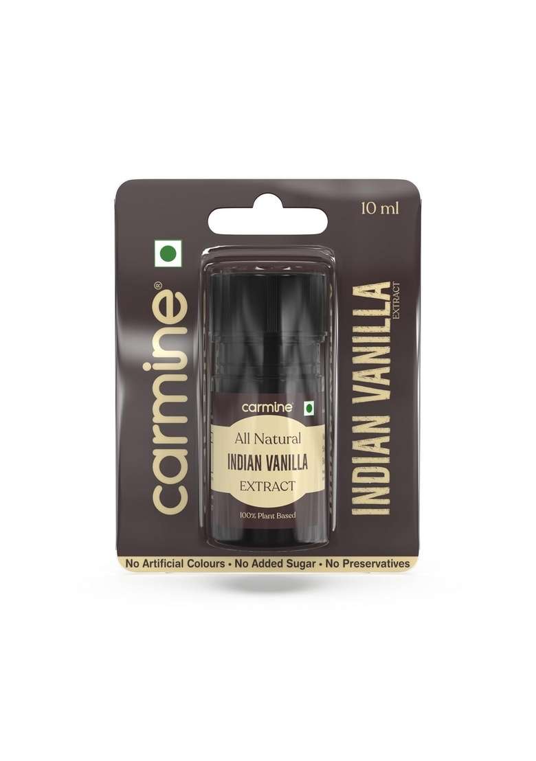 Carmine County Combo Of 4 Natural Extracts | Indian Vanilla Roasted Coffee Green Cardamom And French - Indya