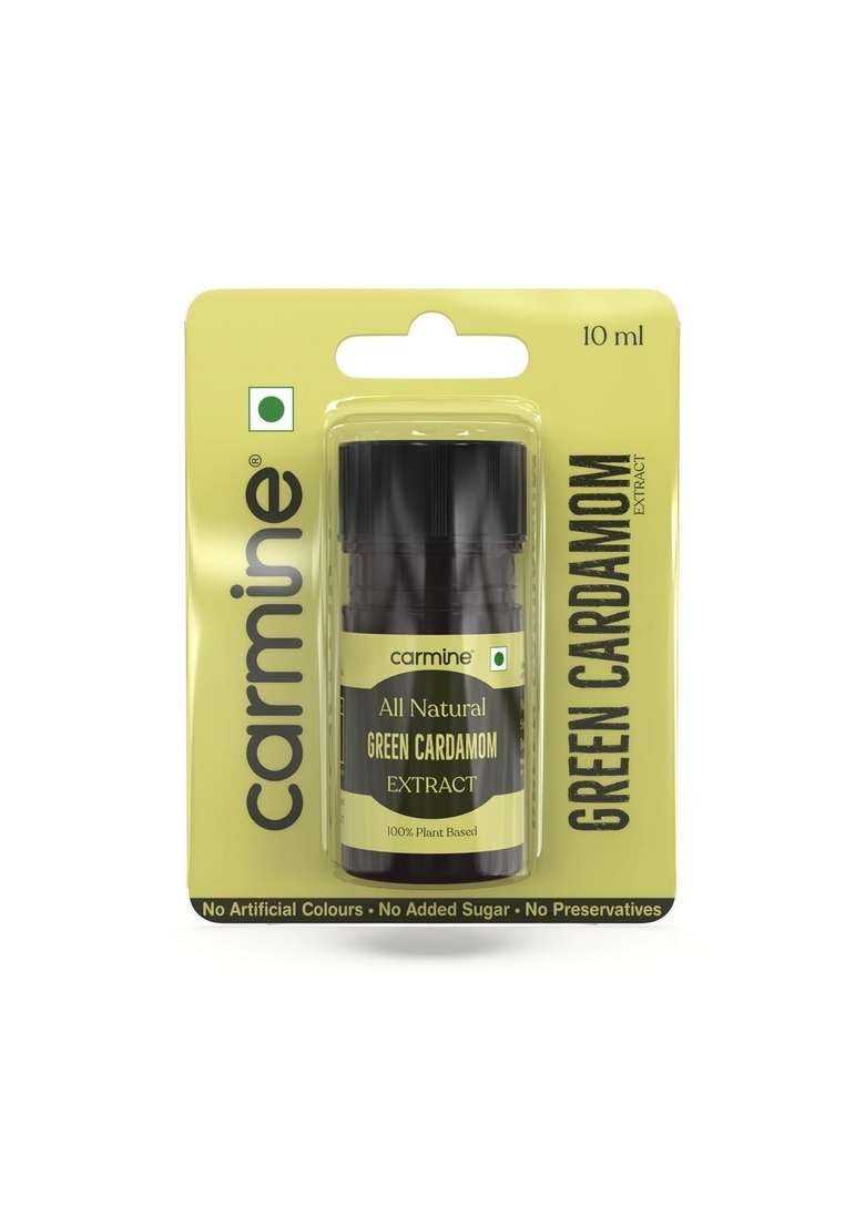 Carmine County Combo Of 4 Natural Extracts | Indian Vanilla Roasted Coffee Green Cardamom And French - Indya
