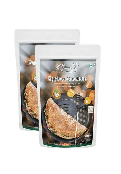 Moonglet Eggless Omelette | Mung Dal Vegan Pancake Alternative Pack Of 2