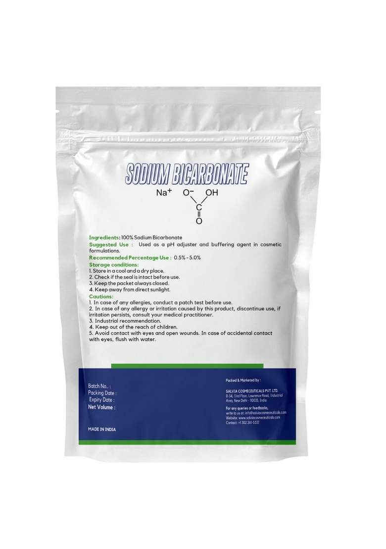 Myoc Cosmetic Grade Sodium Bicarbonate – Pure Eco Friendly Powder For Skincare Cleaning And Diy Applications 16 Oz 453G - Indya