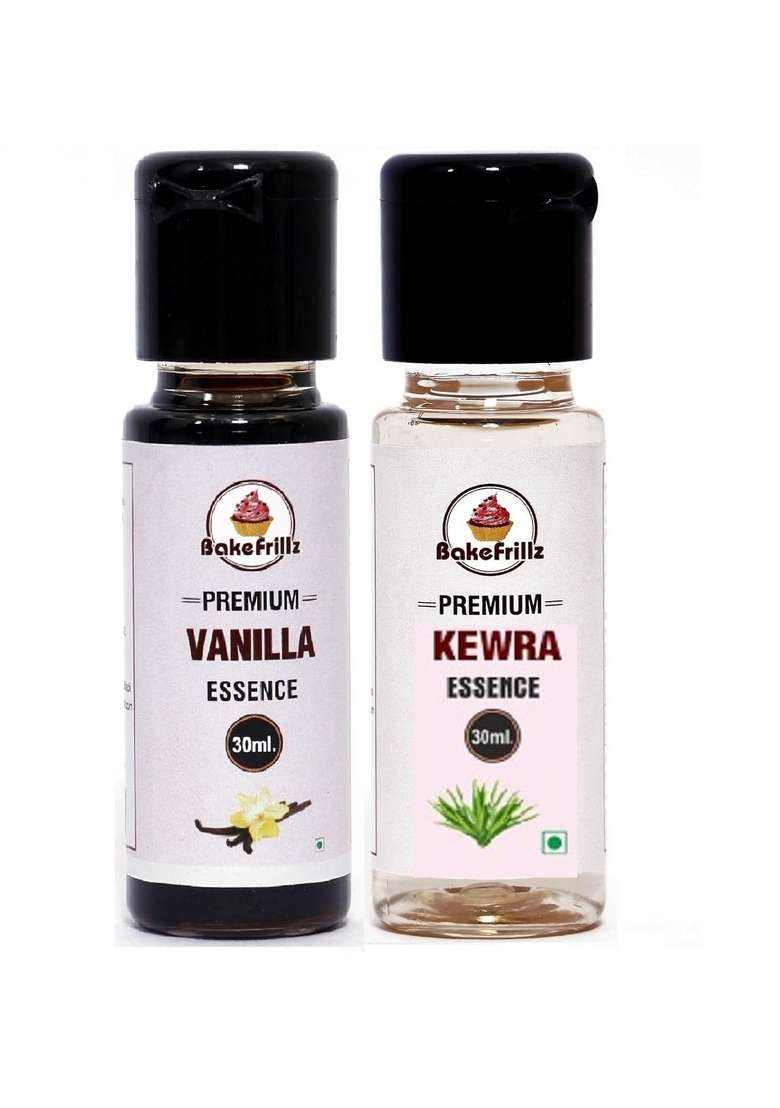 Bakefrillz Exotic Essence Combo With Vanilla Kewra - Indya