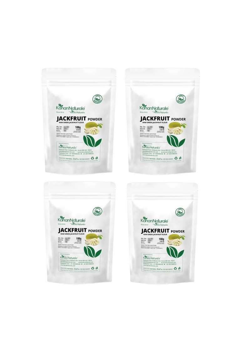 Kerala Naturals Raw Green Jackfruit Powder 100G Pack Of 4 - Indya