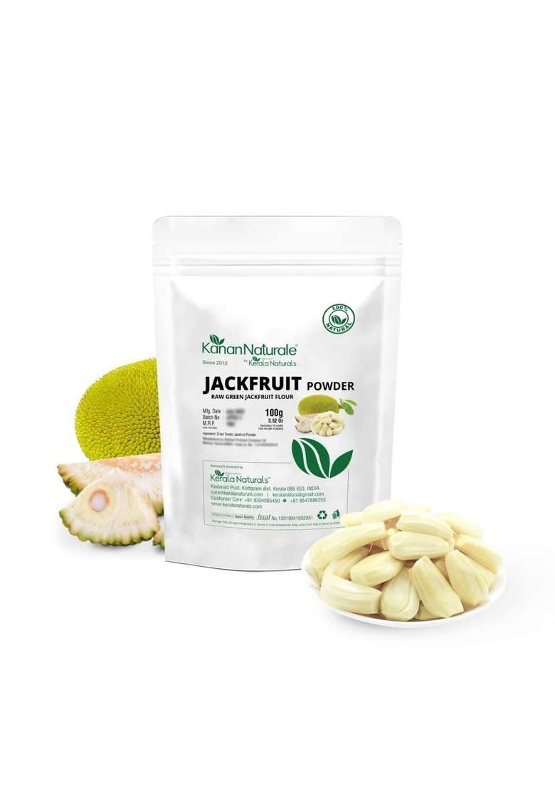 Kerala Naturals Raw Green Jackfruit Powder 100G Pack Of 4 - Indya