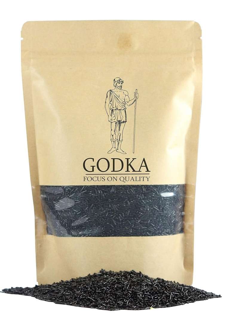 Godka Godka™ Chocolate Sprinkles Choco Strands For Cake Decoration 1 Kg - Indya