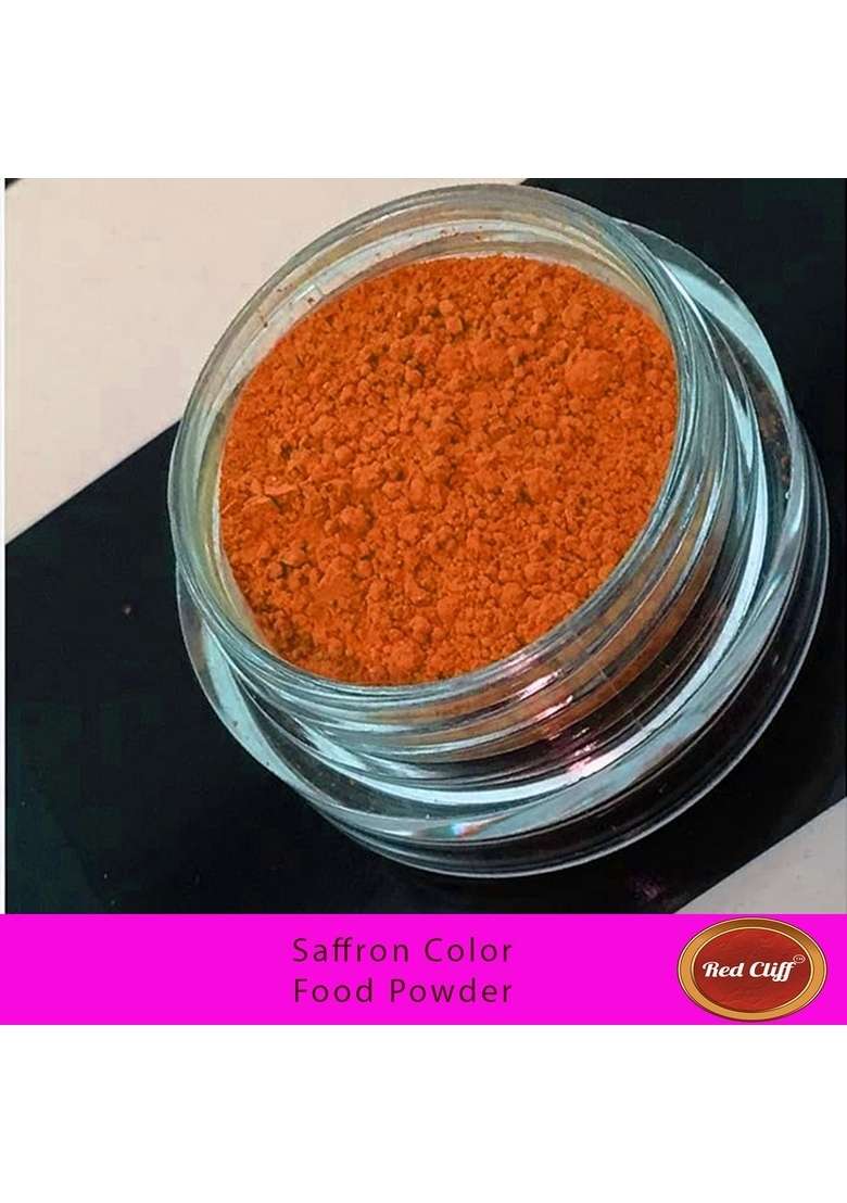 Red Cliff Edible Saffron Food Colour Powder | Vibrant Natural For Baking Cake Decorating Cooking 20G - Indya