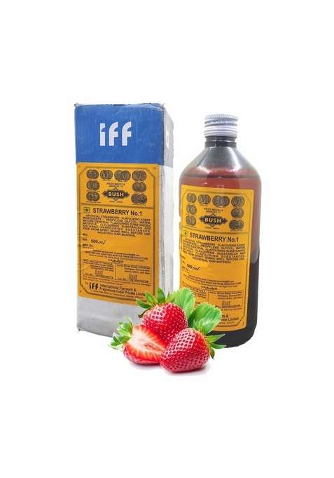 Nottacia Iff Bush Strawberry No 1 Flavor Essence 500Ml | Natural For Cakes Ice Creams Drinks