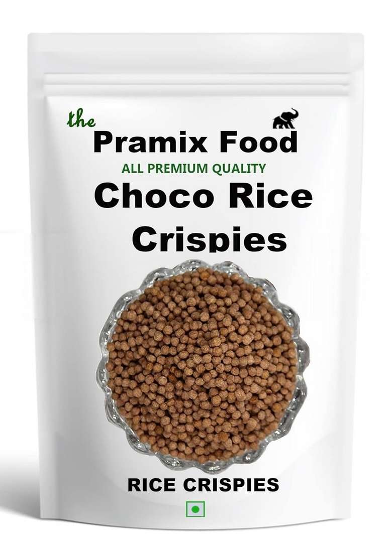Pramix Brown Rice Crispies Choco Crispy Round Crisp Bubbles 100G - Indya