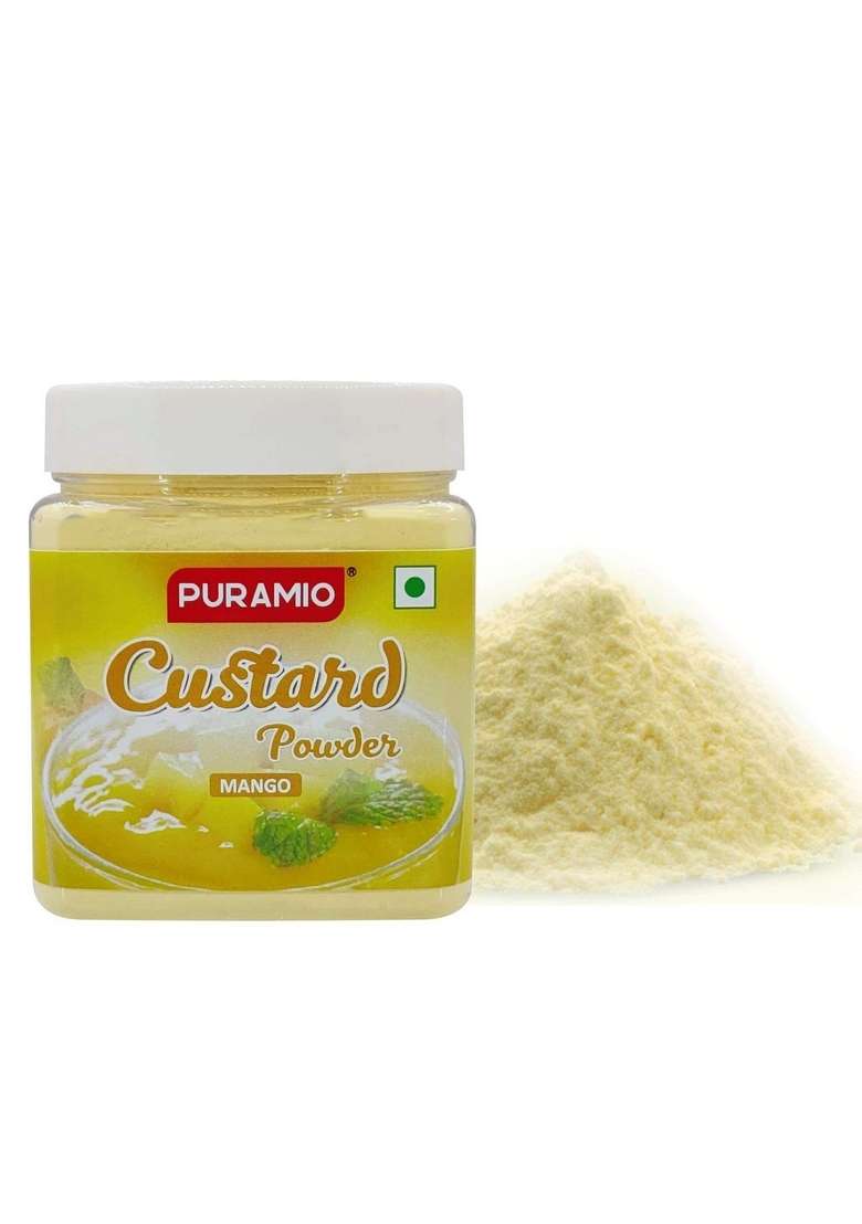 Puramio Custard Powder Mango 250G - Indya