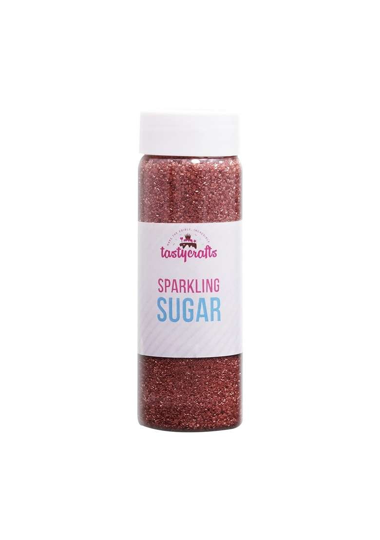 Encrust Ventures Tastycrafts Sparkling Sugar For Cake Decor Edible Sprinkle Decorations Coloured Confectionery Add Colorful Effect 125 Gm Bronze - Indya