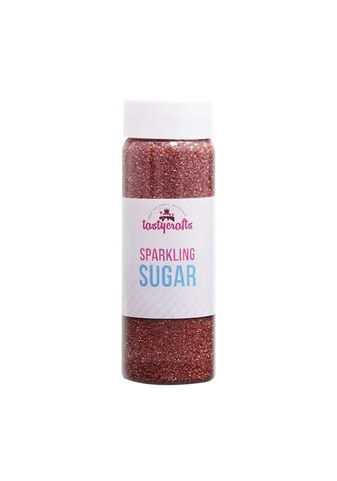 Encrust Ventures Tastycrafts Sparkling Sugar For Cake Decor Edible Sprinkle Decorations Coloured Confectionery Add Colorful Effect 125 Gm Bronze