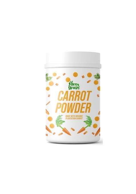 Farm Grain Carrot Powder 250 Gm Earthy Flavor And Rich Source Of Vitamins Culinary Uses For Drinking Perfect Smoothies Soups Baked Goods Snacks