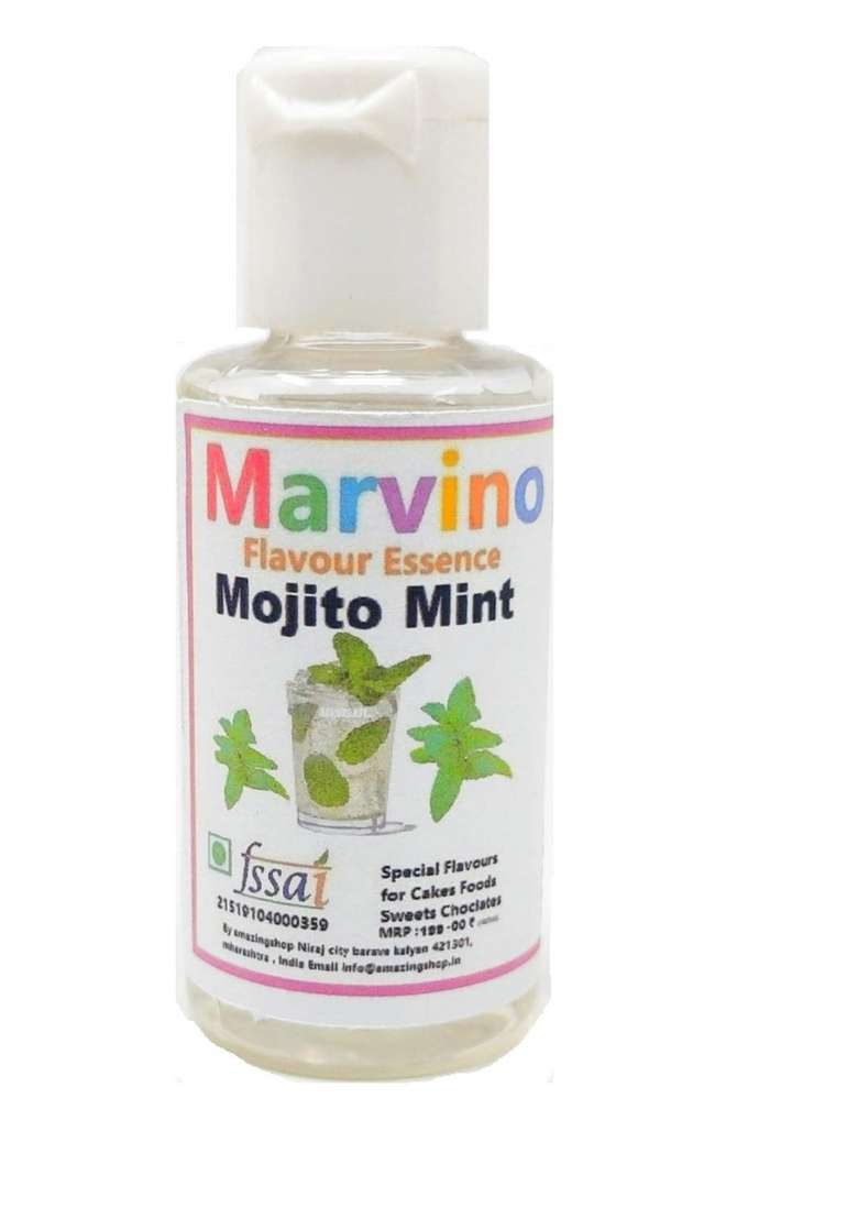 Master Royal Backncook Tools Marvino Mojito Mint Flavour Essence Extracts For Cakes Whip Creams Sweets Choclates And Icecreams - Indya