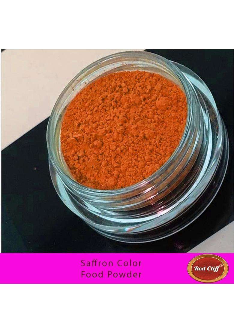 Red Cliff Edible Saffron Food Colour Powder | Vibrant Natural For Baking Cake Decorating Cooking 20G - Indya