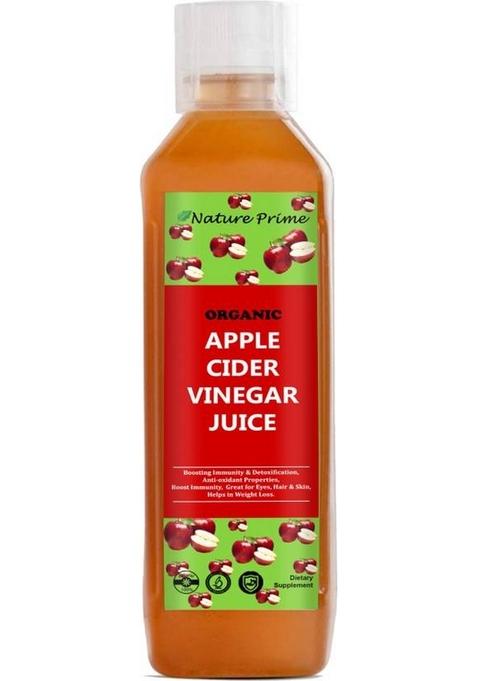 Nature Prime Organic Apple Cider Vinegar With Mother For Weight Loss Sa88 Vinegar&nbsp;&nbsp; 500 Ml