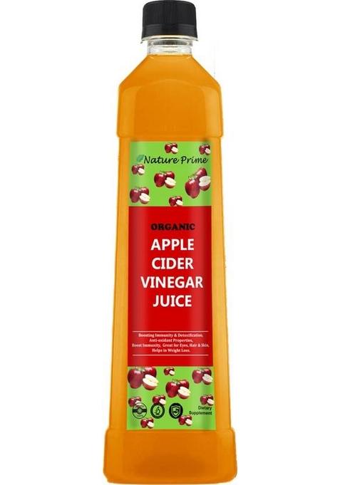 Nature Prime Organic Apple Cider Vinegar With Mother For Weight Loss Sa80 Vinegar&nbsp;&nbsp; 500 Ml