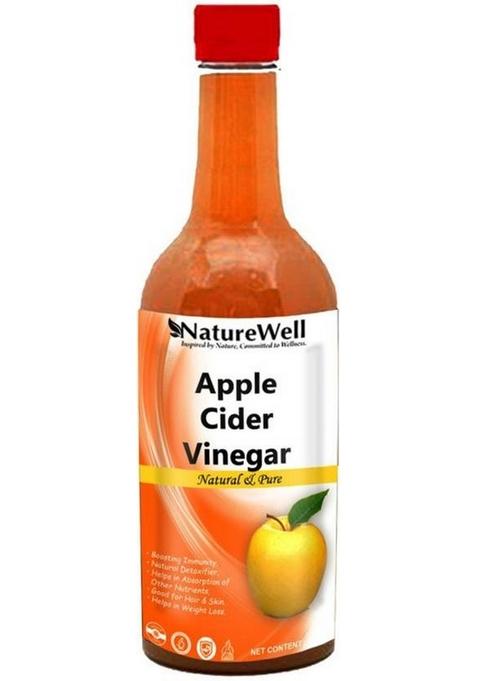 Naturewell Organics Organic Apple Cider Vinegar With Mother For Weight Loss 500 M L Vinegar&nbsp;&nbsp; Ml