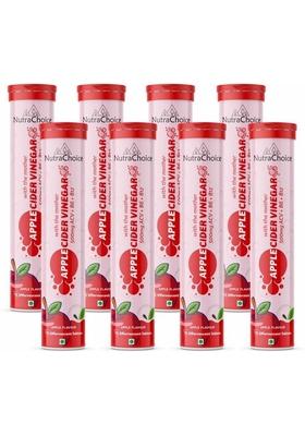 Nutrachoice Apple Cider Vinegar With Mother 120 Effervescent Tablets For Weight Loss Vinegar&nbsp;&nbsp; 8 X 15 No