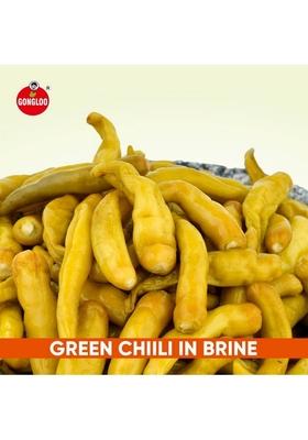Gongloo Green Chilli Vinegar – Tangy Bharwa Mirch In Pickle&nbsp;&nbsp; 400 G