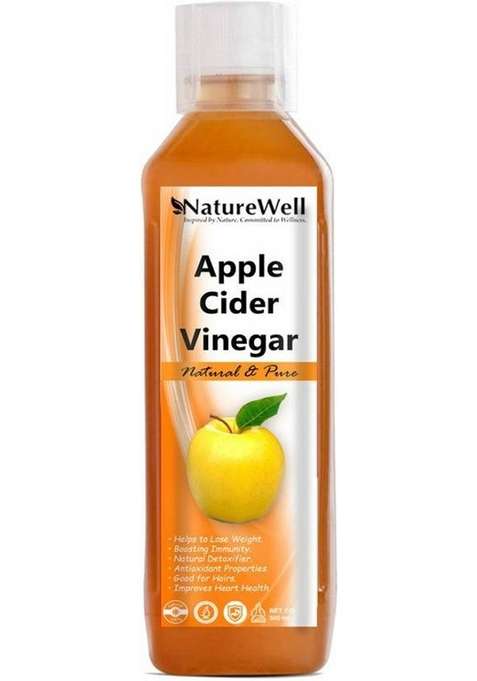 Naturewell Raw Apple Cider Vinegar With Mother 500 Ml 500Ml Hr Ultra Vinegar&nbsp;&nbsp;