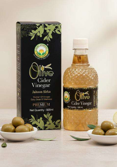 Basic Ayurveda Olive Cider Vinegar Premium Vinegar&nbsp;&nbsp; 450 Ml