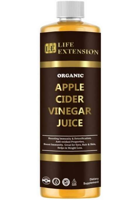 Life Extension Apple Cider Vinegar With Mother For Weight Loss S26 Natural Vinegar&nbsp;&nbsp; 1000 Ml