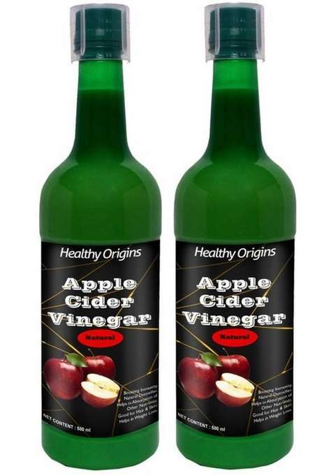 Healthy Origins Apple Cider Vinegar With Mother For Weight Loss G 500X2Ml Premium Rg Vinegar&nbsp;&nbsp; 2 X 500 Ml