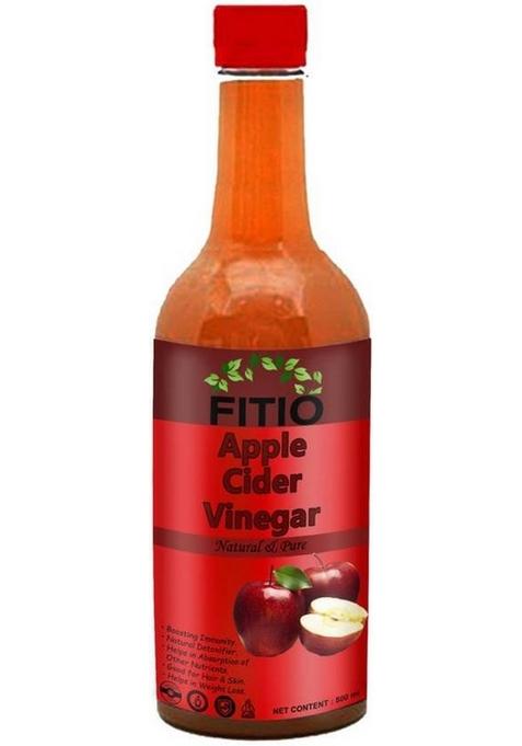 Fitio Organic Apple Cider Vinegar With Mother For Weight Loss B Pro Vinegar&nbsp;&nbsp; 500 Ml
