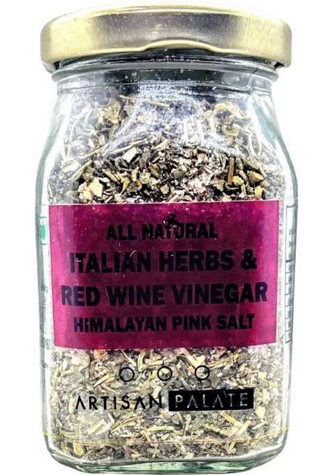 Artisan Palate All Natural Italian Herbs And Red Vinegar Himalayan Pink Salt Salt&nbsp;&nbsp; 150 G