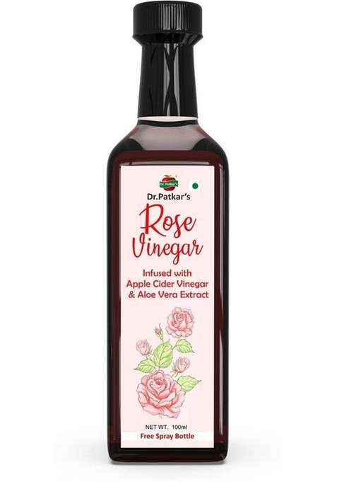 Dr Patkar'S Rose Vinegar Infused With Acv And Aloevera Extract Vinegar&nbsp;&nbsp; 100 Ml