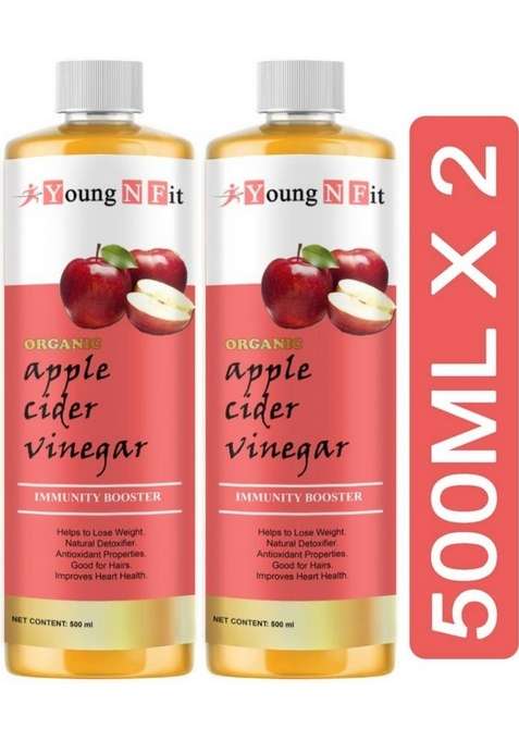 Young N Fit Apple Cider Vinegar For Weight Loss With Mother S29 Premium Vinegar&nbsp;&nbsp; 2 X 500 Ml