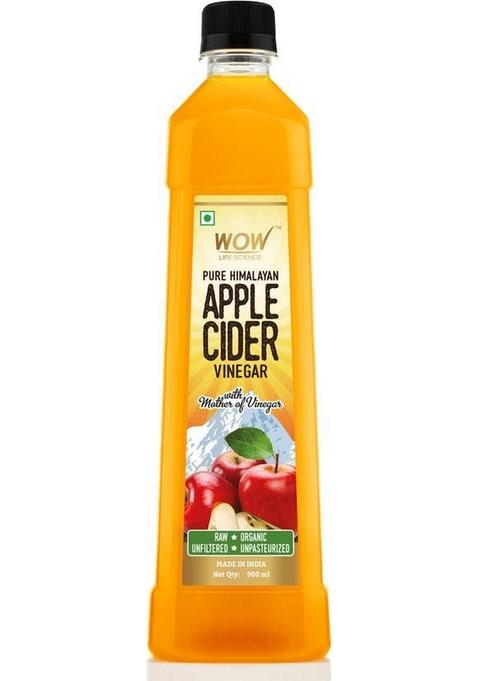 Wow Life Science Organic Apple Cider Vinegar Vinegar&nbsp;&nbsp; 900 Ml