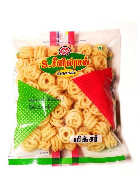 S. Seenivasan Mittai Kadai S Garlic Gundu Murukku | Kovilpatti Chakli - Pack Of 3 X 250 Gm