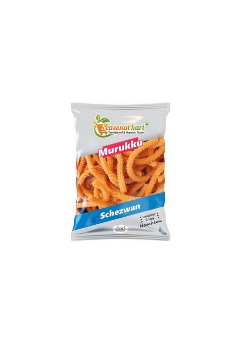 Seasonalkart Homemade Schezwan Murukku Crunchy Snacks, 1 Kg Indian Murukku, Namkeen Snacks For Foodie Indians