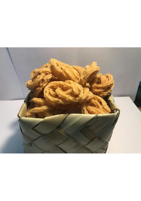 Preeta Mart Onion Chakli | Murukku Chakkuli Dantkali Chakali Chakri Chakralu Jantikalu - Indian Delicious Snacks (2 * 200 Gram)