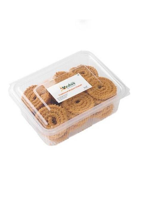 Vedus Foods Traditional Bhajani Chakali | Crispy, Savory Snack Made With Multigrain Flour Perfect Tea Time - 500G