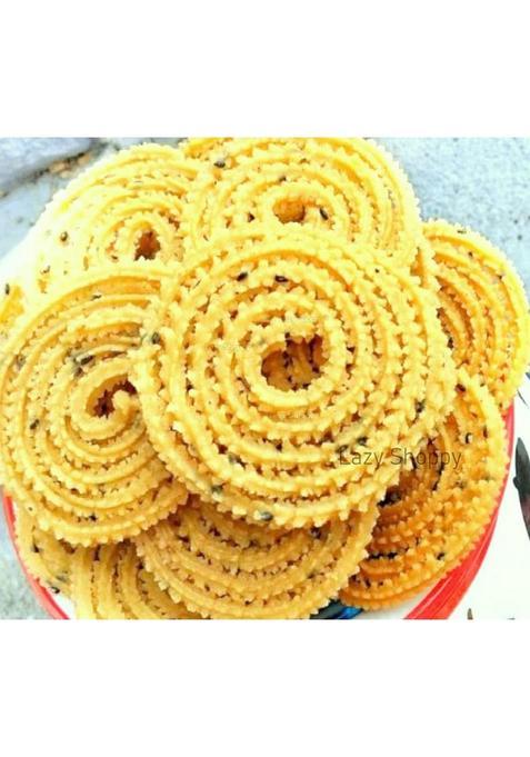 Lazy Shoppy | Mullu Murukku Uzhunnu Rice Butter Authentic Diwali Snack (1 Kg)