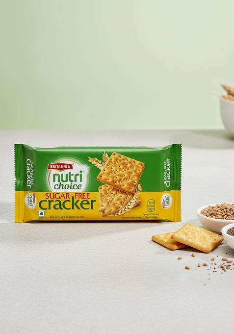 Britannia Nutrichoice Sugar Free Cracker Biscuits Pouch, 300 G