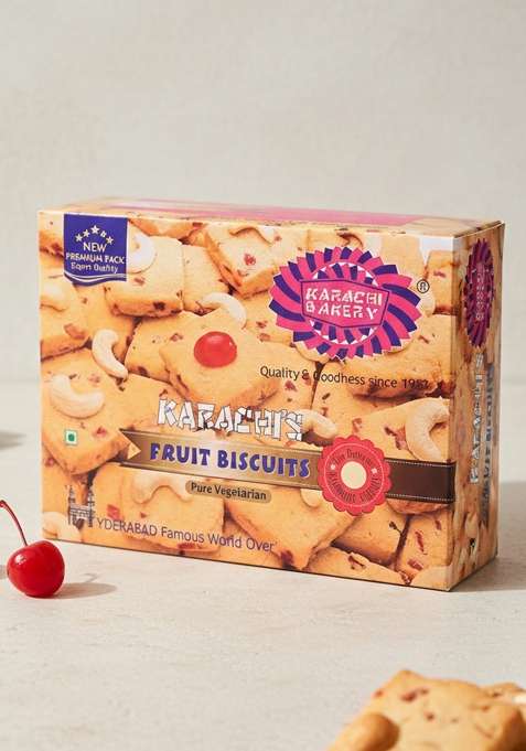 Karachi Bakery Fruit Biscuit - Premium, 400 G