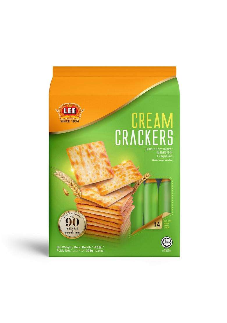 De Best Lee Cracker Cream 308G | Crunchy Crackers Delicious Snack For All Ages Perfect Tea Time & Parties - Indya
