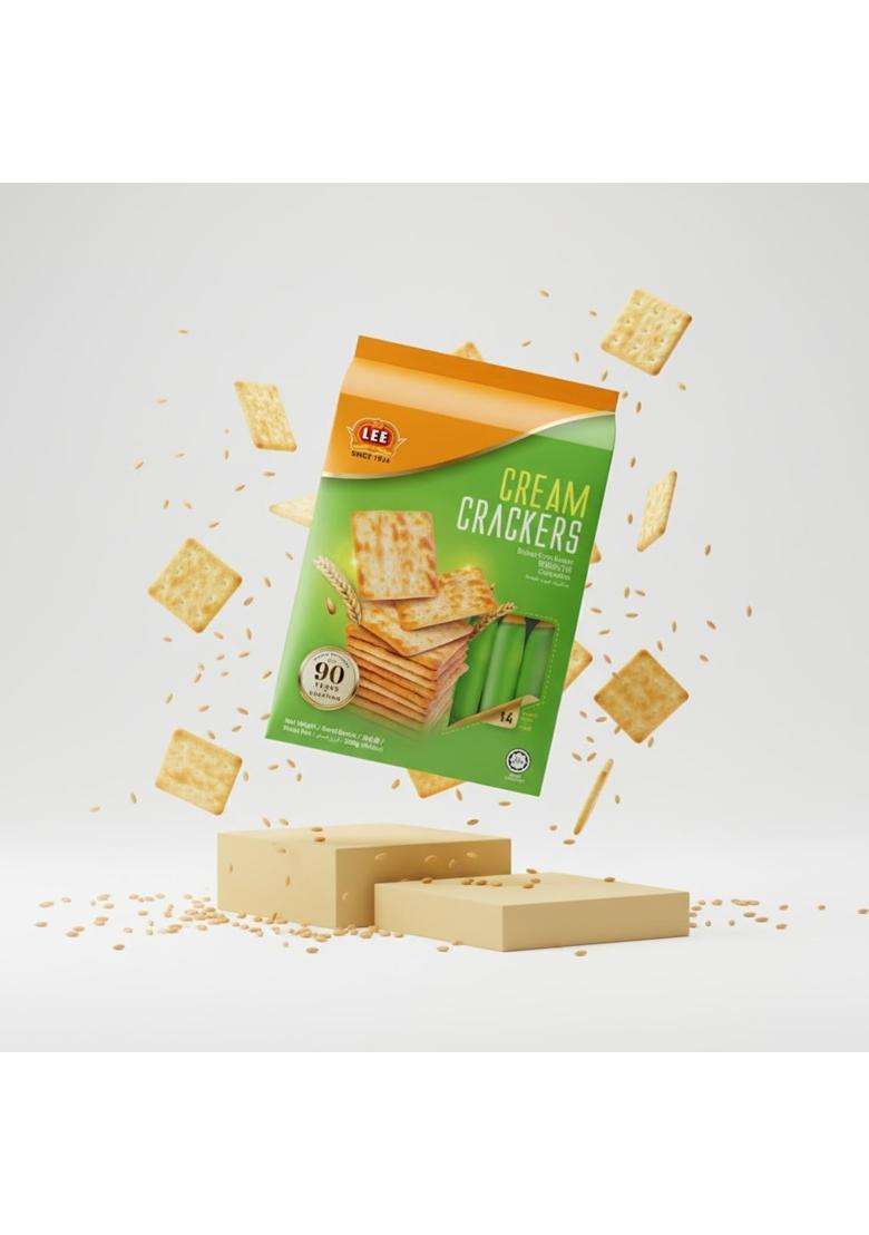 De Best Lee Cracker Cream 308G | Crunchy Crackers Delicious Snack For All Ages Perfect Tea Time & Parties - Indya