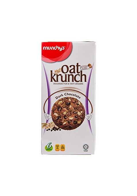 Munchy'S Dark Chocolate With Hazelnut Oat Krunch Crackers, 156G