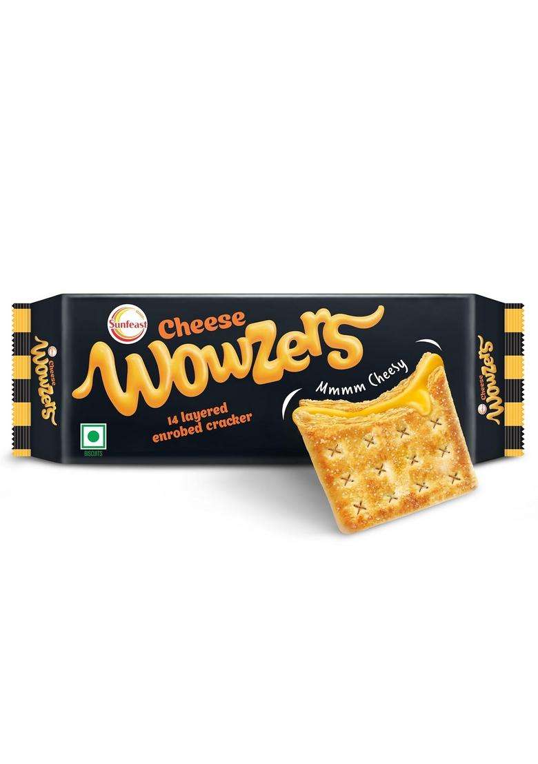 Sunfeast Cheese Wowzers - 14 Layer Crispy Treat,128G - Indya
